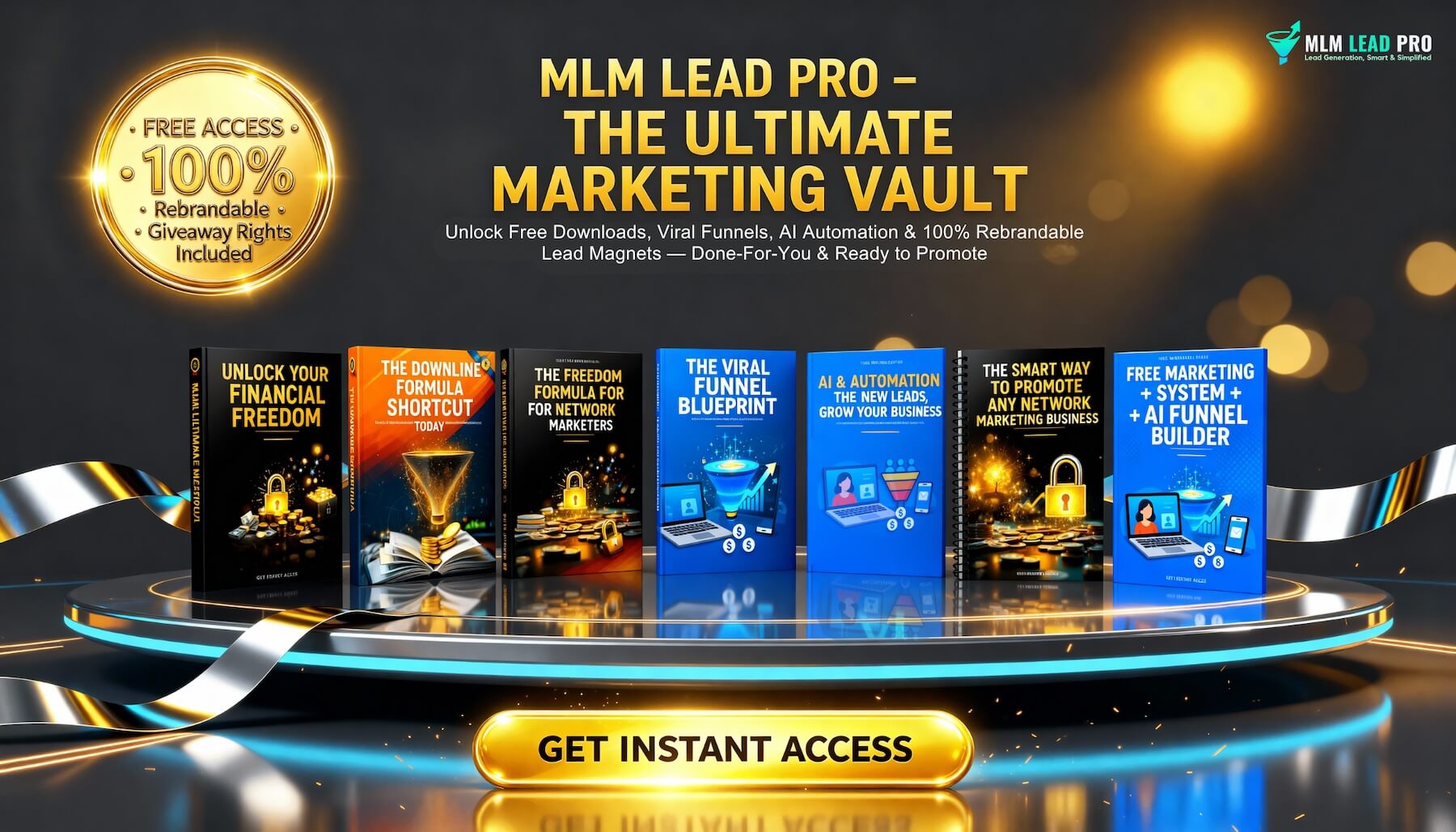 MLM Lead Pro – The Ultimate Marketing Vault & Team Duplication System for Modern Marketers